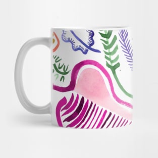 Leaf Tropical Jungle Forest Colorful Mug